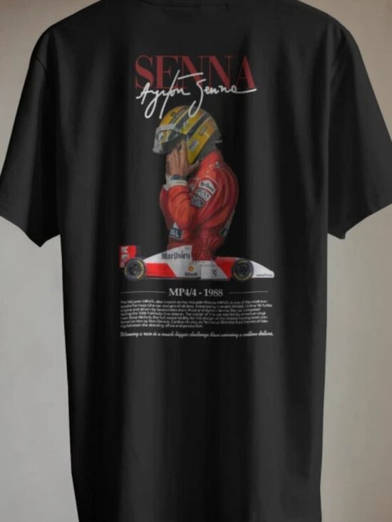 Lulu Other - Ayrton Senna F1 Fan Art Graphic Unisex T Shirt 252